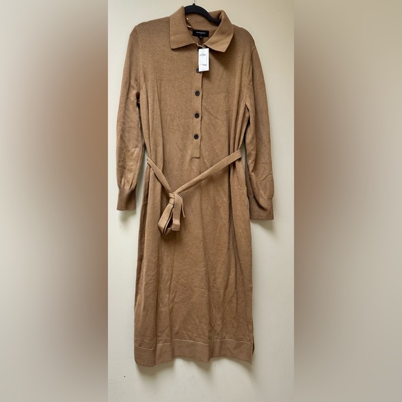 Nwt: Banana Republic BUTTONED MIDI SWEATER DRESS🌻 - Picture 2 of 11